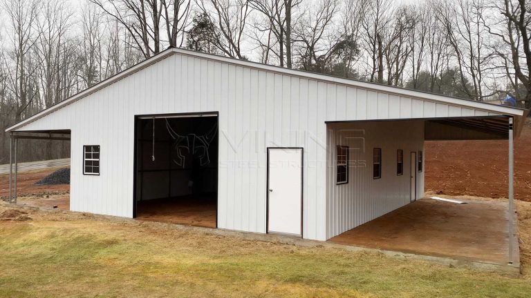 Metal Hay Barn